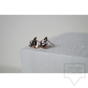 Сребърни обеци Asia Petrova - Spring Shapes