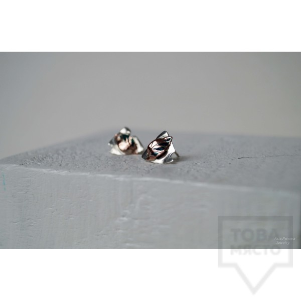 Сребърни обеци Asia Petrova - Spring Shapes