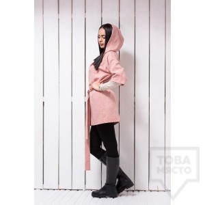 Дамска жилетка Atassa розово