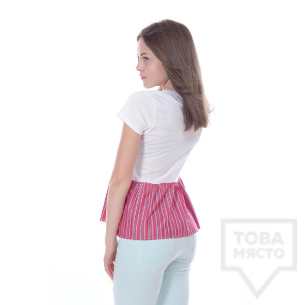 Дизайнерска дамска тениска My Magenta - pink monkey