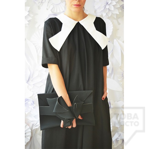 Дълга черна рокля Attitude157 - Aisha