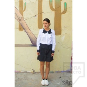 Дамска риза Attitude157 - Callista Black & White