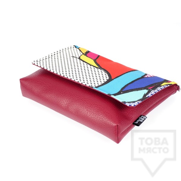 Дамска чанта Bardo - Rhythm с кожена презрамка