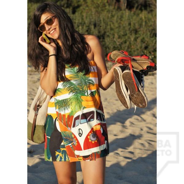 Дизайнерска плажна туника Bunga - Aloha