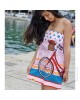 Дизайнерска плажна туника Bunga - Bike