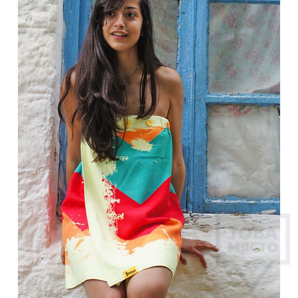 Дизайнерска плажна туника Bunga - Diamond