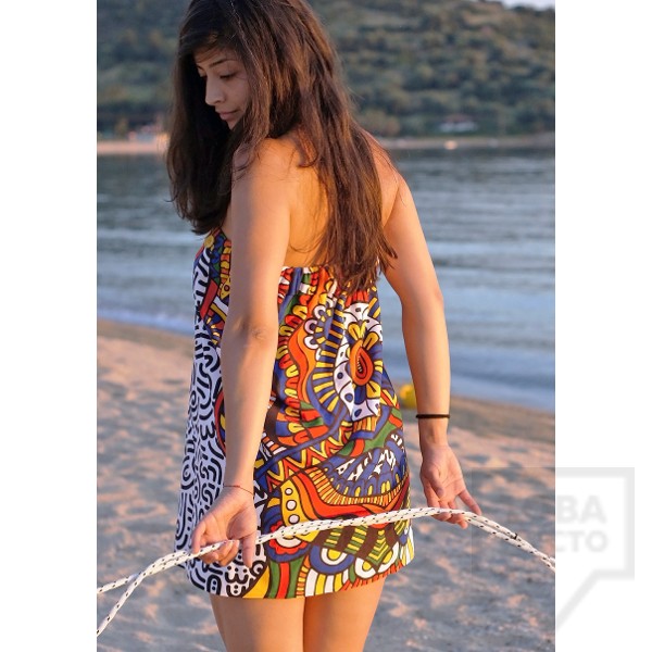 Дизайнерска плажна туника Bunga - Etno