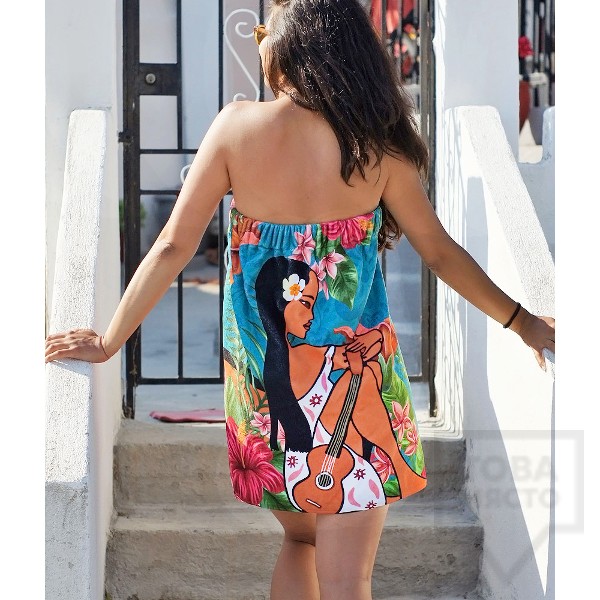 Дизайнерска плажна туника Bunga - Hawaiian Girls