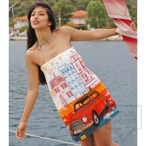 Дизайнерска плажна туника Bunga - Journey