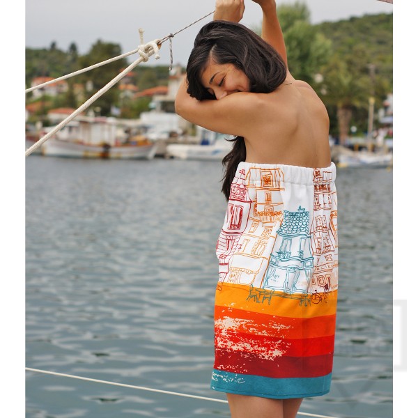 Дизайнерска плажна туника Bunga - Journey