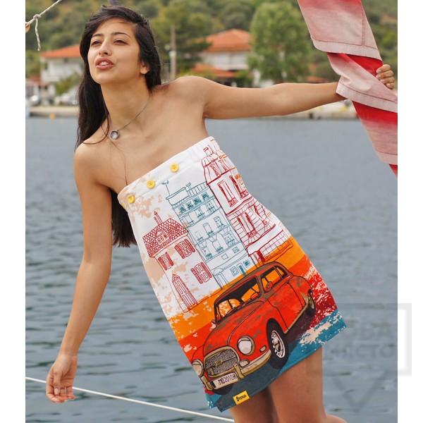 Дизайнерска плажна туника Bunga - Journey