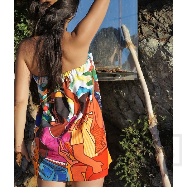 Дизайнерска плажна туника Bunga - Party