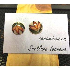 Дизайнерски обеци CeramicsS-Лалета