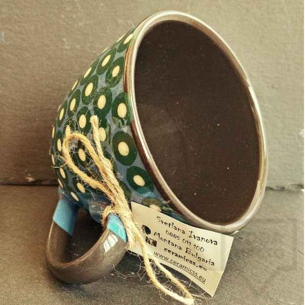 Ръчно изработена керамична чаша CeramicsS - Малдиви