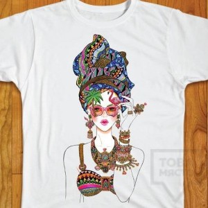 Дамска тениска Crazy Pony - бохо шик