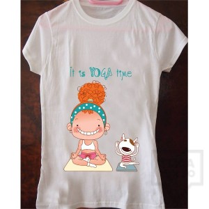 Дамска тениска Crazy Pony - yoga time