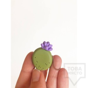 Ръчно изработено колие 3va - Cactus Love