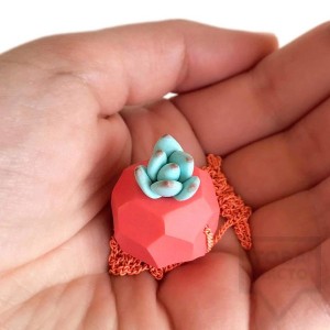 Ръчно изработено колие  3va - Flamingo