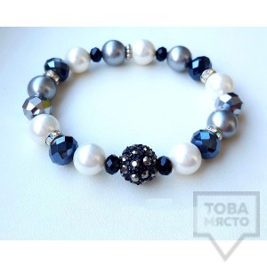 Ръчно изработена гривна Dream of Royalty - pearl dreams