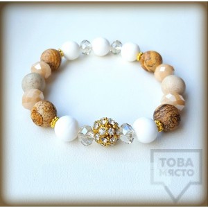 Ръчно изработена гривна Dream of Royalty - sahara dreams