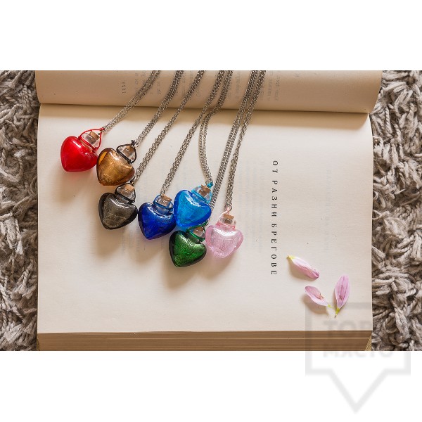 Колие Drops of emotions - ароматно сърце