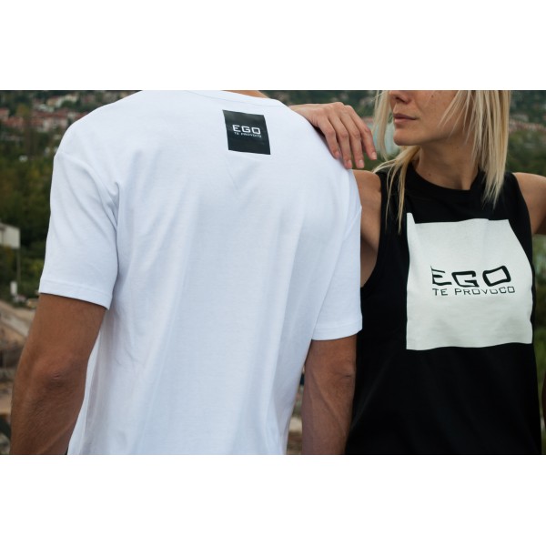 Черен дизайнерски топ EGO