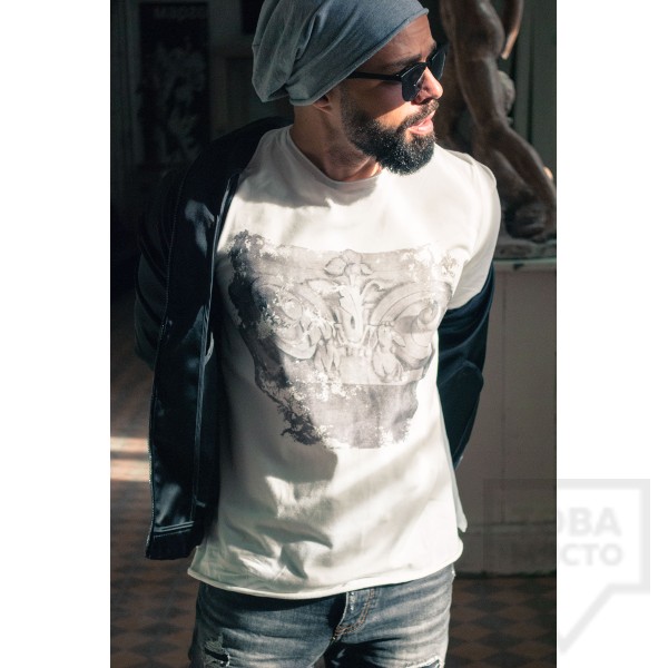 Ръчно рисувана мъжка блуза EGO - Коринтски капител