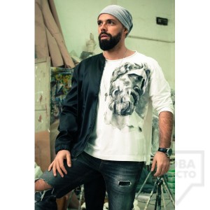 Ръчно рисувана мъжка блуза EGO - Зевс