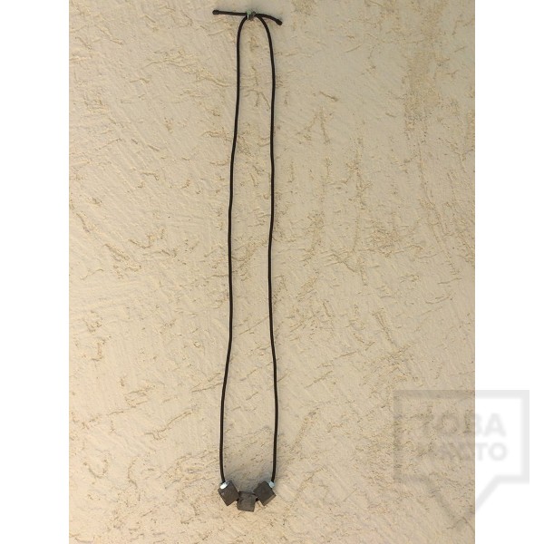 Дизайнерско колие EvaPendientes - кубчета