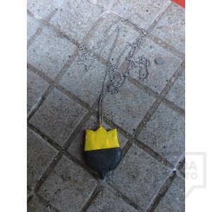 Колие EvaPendientes - жълто лале