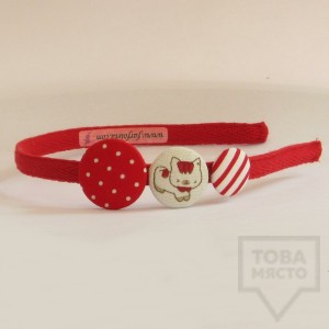 Диадема за коса Фърфолета - коте