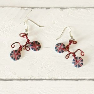 Обеци с байк