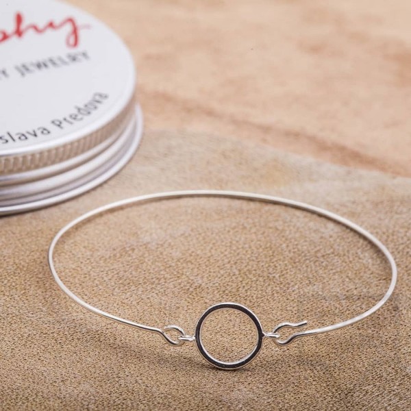 Сребърна гривна Feelosophy goldy - кръг