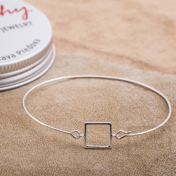 Сребърна гривна Feelosophy goldy - квадрат