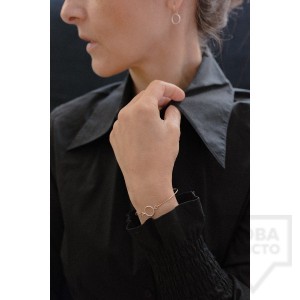 Сребърна гривна Feelosophy - кръг