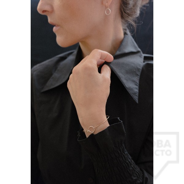 Сребърна гривна Feelosophy - кръг