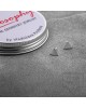 Сребърни обеци Feelosophy Hardware - триъгълник