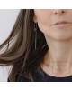 Сребърни обеци Feelosophy Sensuelle- висящи кръгове
