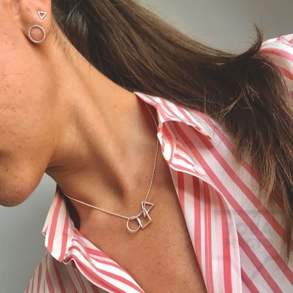 Сребърно колие Feelosophy Signature - три елемента