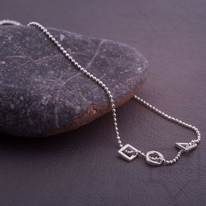 Сребърно колие Feelosophy Whisper - три елемента