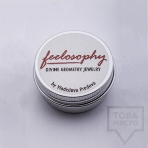 Комплект сребърно колие + обеци Feelosophy