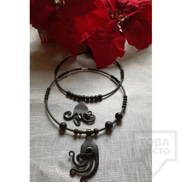 Колие Forcella Fabbrica - Dancing with the wind black