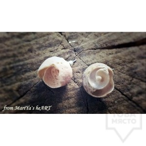 Ръчно изработени обеци From MariYas heART - раковини