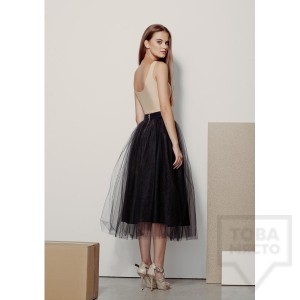 Дизайнерска пола Garderob - Black Wool