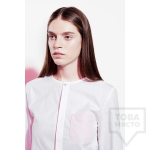 Дизайнерска риза Garderob - White Cotton