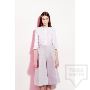 Дизайнерска риза Garderob - White Cotton