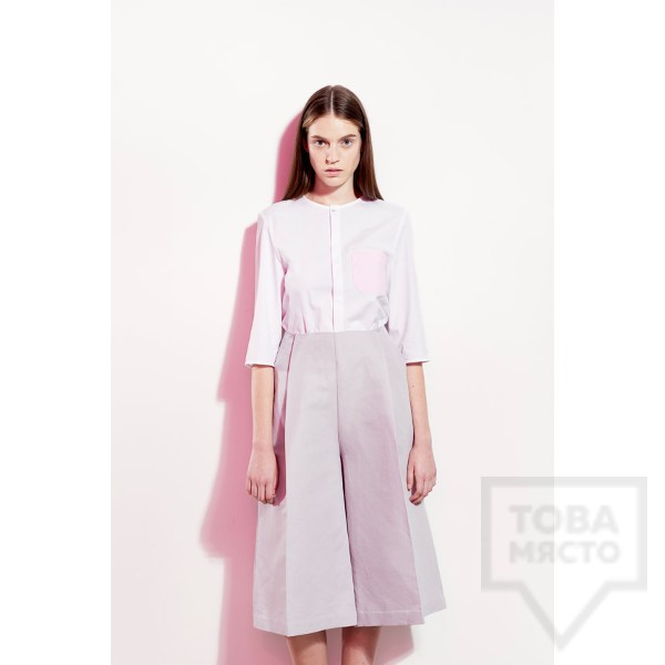 Дизайнерска риза Garderob - White Cotton