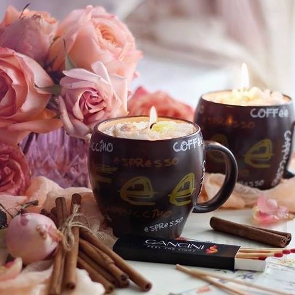 Ръчно изработена свещ Gancini - coffee lover