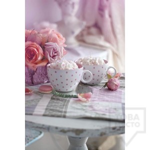 Ръчно изработена свещ Gancini - dotticcino