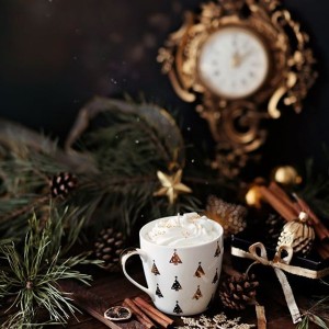 Ръчно изработена свещ Gancini - golden cofee